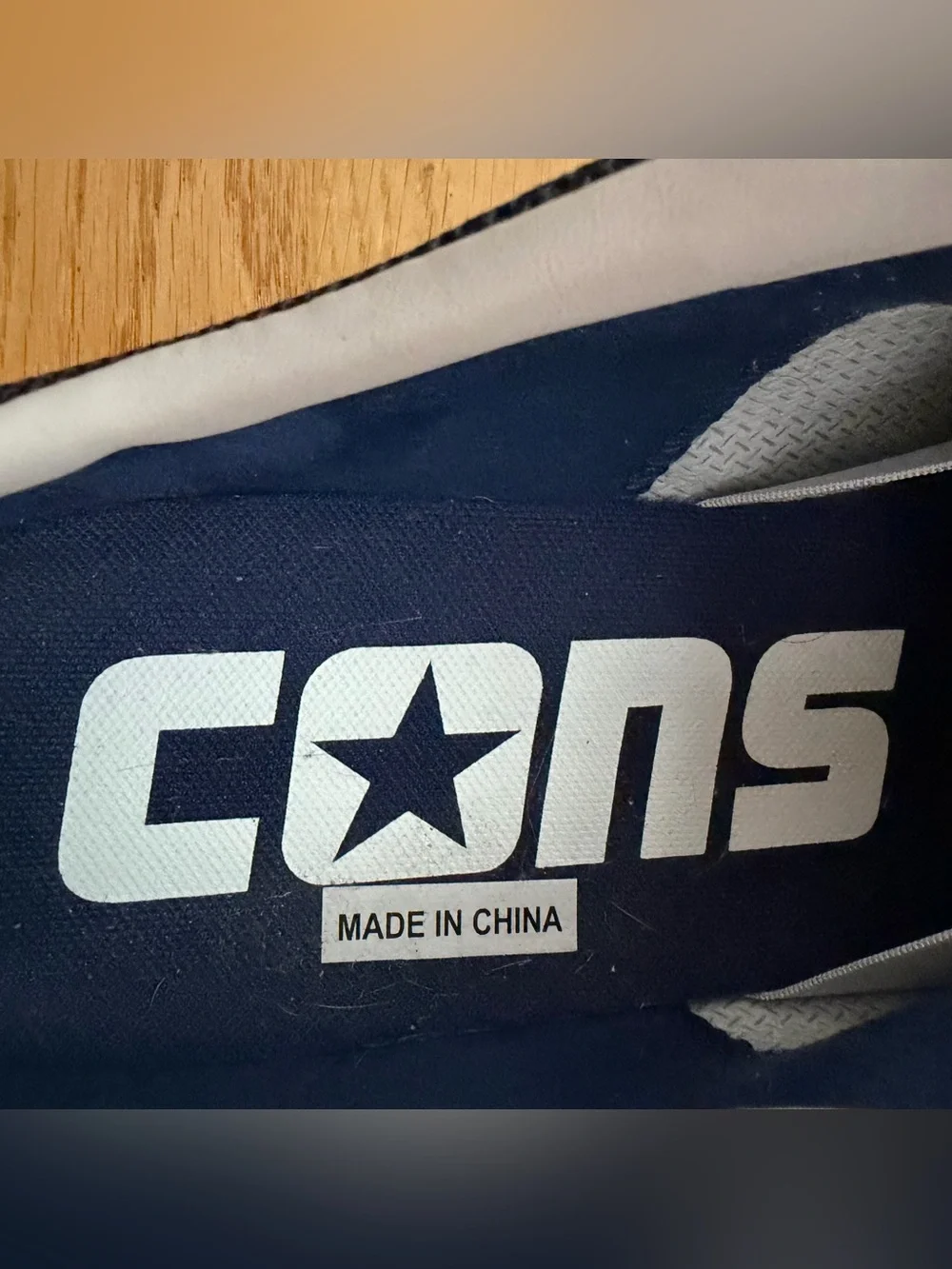 Converse Men's Navy Blue Low-Top Lace-Up Sneakers - Picture 6 of 8